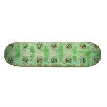 Peacock Green Screws Skateboard