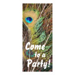 Peacock Hummingbirds Party Invitation