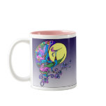 Peacock in Moonlight Mug