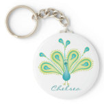 Peacock keychains