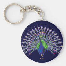 Peacock Keychain