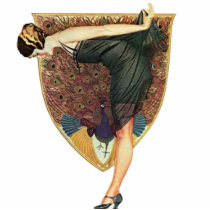 Peacock Lady Cut Outs