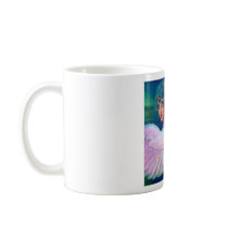 Peacock Lady's Wings of Duality Coffee Mug