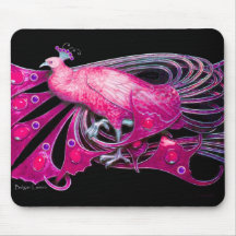 PEACOCK MOUSE PADS