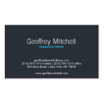 PEACOCK & PEBBLES Business Card