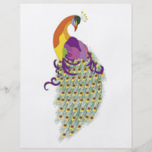 Peacock Personalised Flyer