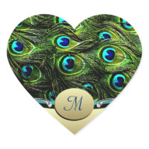 Peacock  Theme Wedding Envelope Seals
