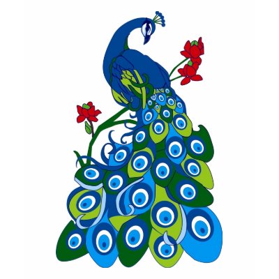 peacock shirt by luckystella