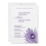 Peacock's Feather Wedding Invitation