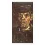Peaked Cap by Vincent van Gogh Personalized Photo Card