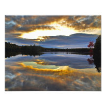 Peaked Mountain Pond, Maine PHOTO PRINT