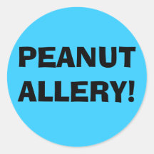 PEANUT ALLERY! STICKER