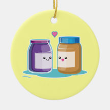 Peanut Butter and Jelly Ornament