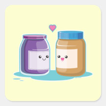 Peanut Butter and Jelly Sticker