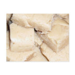 Peanut Butter Fudge Recipe Card postcards