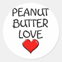 Peanut Butter Love Stickers