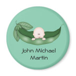 Peapod Baby Shower Favors Fridge Magnet