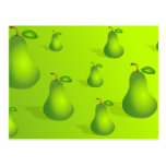 Pear Background Postcard