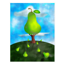 Pear Tree Postcard