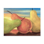 Pear Tropical Fruits Painting - Multi Post Cards