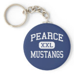 Pearce - Mustangs - High School - Richardson Texas Key Chains