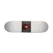 Pearl Flower and Lace Skate Board Deck