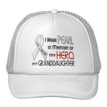 Pearl In Memory Of My Granddaughter Lung Cancer Hat