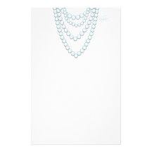 Pearl Necklace Stationery