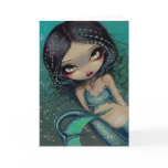 "Pearl Swirl Mermaid" Greeting Card