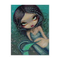 Pearl Swirl Mermaid Postcard