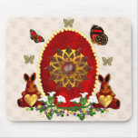 Pearls and Bunnies Mouse Pads
