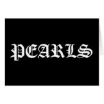 PEARLS cards