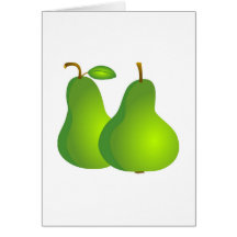 Pears Greeting Cards