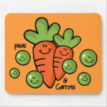 Peas And Carrots Mouse Mats