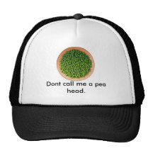peas, Dont call me a pea head. Mesh Hats