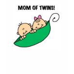 Peas in a Pod Mum of Twins t-shirts
