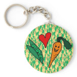 Peas Love Carrots, Cute Green and Orange Design