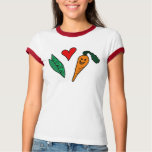 Peas Love Carrots, Cute Vegetable Lover Tshirt