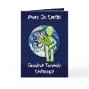 Peas On Earth! Goodwill Towards Earthlings! cards