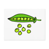 peas postcards