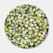 Peas Sprouts Refrigerator Magnet