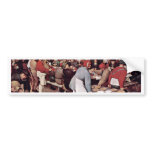 Peasant Wedding By Bruegel D. Ä. Pieter bumper stickers