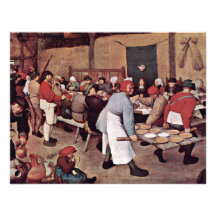 Peasant Wedding By Bruegel D. Ä. Pieter Custom Announcements