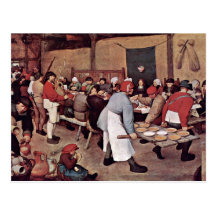 Peasant Wedding By Bruegel D. Ä. Pieter Postcards