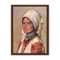 Peasant Woman From Muscel By Grigorescu Nicolae Post Card