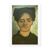 Peasant Woman with Dark Cap, Vincent van Gogh Postcards
