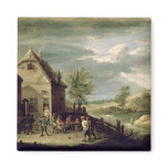 Peasants Playing Boules Magnets