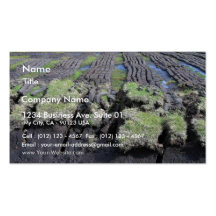 Peat Cutting In Ireland Business Card Templates