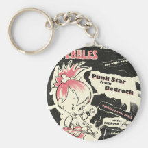 Pebbles Punk Rock Legend Key Chains