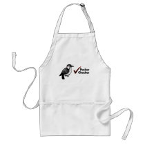 Pecker Chequered Apron